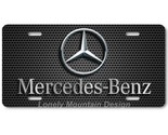 Mercedes-Benz Inspired Art Gray on Grill FLAT Aluminum Novelty License T... - £14.45 GBP