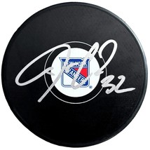 Jonathan Quick Autographed New York Rangers Logo Hockey Puck Signed COA IGM NY - £94.87 GBP