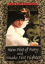 Jackie Chan New Fist Of Fury and Snake Fist Fighter (VHS 1995) Martial A... - £3.96 GBP