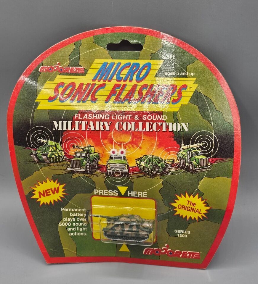 VTG Majorette Micro Sonic Flashers Military Collection TANK, Series ...