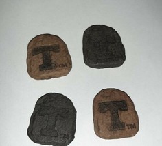 University of Tennessee Lucky Pocket Rock Paper Weight/Souvenir Lot of 4 - £11.79 GBP