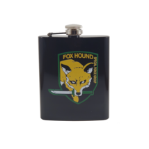 Metal Gear Solid Fox Hound Custom Flask Canteen Collectible Gift Video G... - $26.00