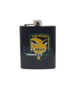 Metal Gear Solid Fox Hound Custom Flask Canteen Collectible Gift Video G... - $26.00