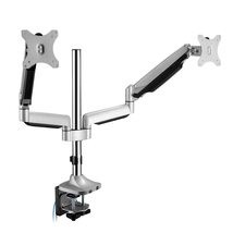 SIIG Dual Monitor Stand for 13&quot; to 32&quot;, Premium Desk Mount with USB and ... - £158.51 GBP