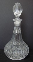 Stunning Peacock Design  Crystal Decanter 14 1/2 Inches Tall - £23.97 GBP