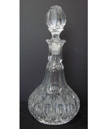 Stunning Peacock Design  Crystal Decanter 14 1/2 Inches Tall - £23.97 GBP