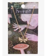 Melanie Martinez Portals Butterfly Pendant Gold Tone Necklace - £23.73 GBP