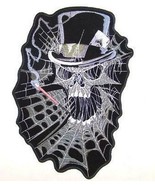 large JUMBO SKELETON SPIDER WEB SKULL JACKET BACK PATCH JBP41 NEW skulls... - $32.57 CAD