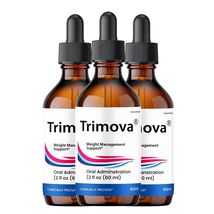 3 Pack Trimova Drops, All Natural Formula, Overall Wellness &amp; Energy Supplement - £59.70 GBP