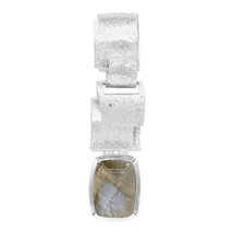 Jewelry of Venus fire  Pendant of Goddess Athena Labradorite silver pendant - £558.07 GBP