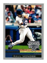 2000 Topps Opening Day #122 Raul Mondesi Los Angeles Dodgers - £1.57 GBP