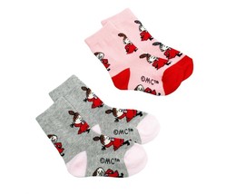 Sock 2-pack size EUR 31-33 Set Girls Moomin - Nordicbuddies - $451.02 MXN