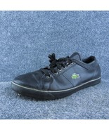 Lacoste Sport Men Sneaker Shoes Black Synthetic Lace Up Size 12 Medium - £19.47 GBP