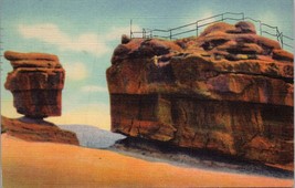 Balanced and Steamboat Rocks Garden of the Gods CO Postcard PC518 - £3.90 GBP