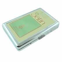 Smoking Green Deco AD Silver MCM Metal Cigarette Case RFID Protection Wa... - £13.41 GBP