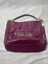 Vince Camuto Womens Leila Purple Pink Leather Large Tote Bag - £23.59 GBP