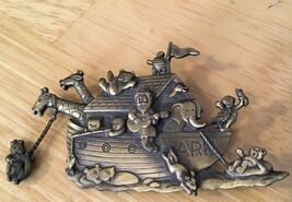 Antique Gold JJ Noah’s Ark Pin - $9.99