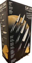 Kai Luna 6-Piece Kitchen Knife Block Set, Chef, Paring, Honing/Sharpenin... - £20.59 GBP