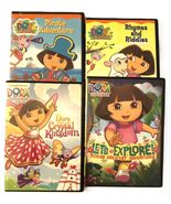 Dora The Explorer DVD Lot of 4 - Pirate Adventure, Dora &amp; The Crystal Ki... - $18.95