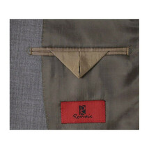 Men Renoir Suit Separate Super 140 Wool Two Button Classic Fit 508-3 Mid Gray image 5