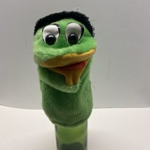 Smith Enterprises Hand Puppet Green Frog Vintage 1970s 8 inches - $24.45