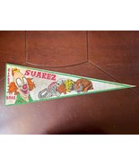 Vintage Mexican CIRCUS CIRCO SUAREZ Hnos CLOWN ADV Pennant flag From 1980&#39;s - €40,72 EUR
