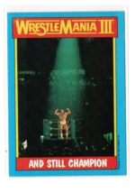 1987 Topps WWF WrestleMania III ~ And Still Champion #56 Hulk Hogan WWE WCW EX - £2.37 GBP