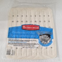 Vintage 2000 Rubbermaid Sink Mat #1291 Bisque Off White  10.7&quot; x 12.7&quot; - $39.50