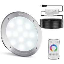 VEVOR 120V AC LED Pool Light, 10 Inch 40W, RGBW Color Changing Inground Swimmin - $225.14