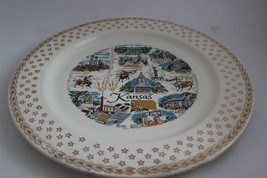 Vintage Historical Landmark Kansas State Plate Knowles China - $11.87