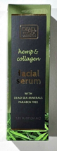 Dead Sea Collection Hemp &amp; Collagen Facial Serum With Dead Sea Minerals 1.01oz - £18.95 GBP