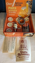 Vintage 1983 OSTER Kitchen Center Pasta Maker Accessory Complete 939 65 - £22.76 GBP
