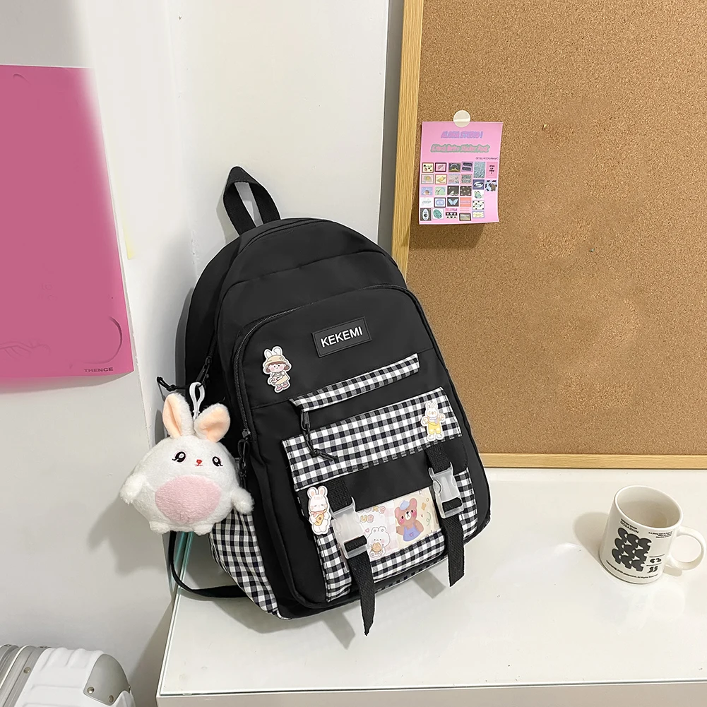 Kawaii Nylon Women Backpack Fashion Ruack for Teen Girls School Bag Cute Student - $94.70