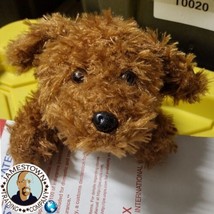 Spark Create Imagine Puppy Dog Plush Tan Brown Walmart Laying Stuffed Animal - £19.65 GBP