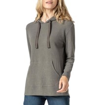 Lilla P 3/4 sleeve hoodie in PEWTER - size XS - £43.89 GBP