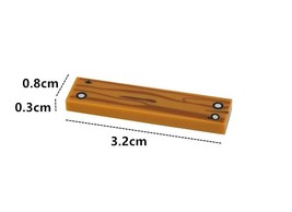 Minifigure Wood Board Slat Light Brick Piece 1X4 Printed Diy Toys Gift - $1.74