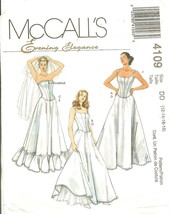 McCall&#39;s 4109 Tops &amp; Petticoats Bridal Wedding Prom Evening Elegance 12,... - $15.47