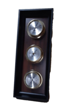 Vintage Wall Hanging Weather Thermometer Barometer Hygrometer USA - £27.68 GBP