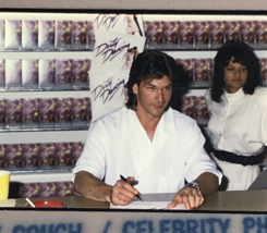 1988 Patrick Swayze at Dirty Dancing Record Signing Celebrity Transparency Slide - £7.46 GBP