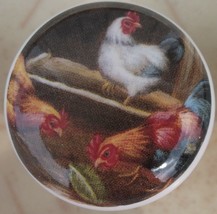 Cabinet Knobs Knob w/ Rooster Freerange #2 CHICKEN - £4.26 GBP