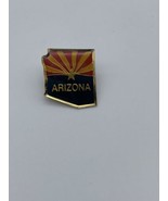 Arizona State Souvenir Enamel Lapel Pin w/ Flag Design Pin Pinback - €5,97 EUR