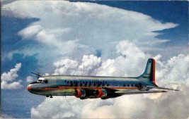 American Airlines Vintage DC-6 Flagship Airplane Postcard - £4.21 GBP