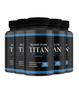5 Pack Blood Flow Titan Boost Pro Mens Blood Flow Supplement - $137.33 CAD