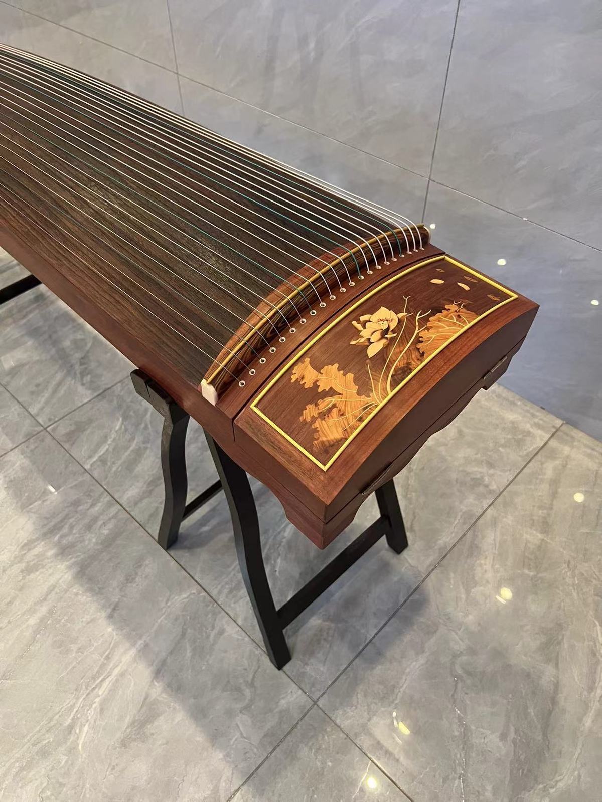Guzheng 163cm 21 string Flower pattern Chinese stringed instruments ...