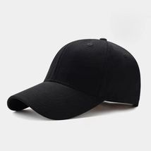 VOSTEY Caps being headwear Comfortable and Breathable Cotton Baseball Cap, Black - £18.95 GBP