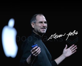 Steve Jobs Signed 8x10 Glossy Photo Autographed RP Signature Print Poster Wall A - £13.58 GBP