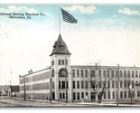 National Sewing Machine Co Plant Building Belvidere Illinois IL DB Postc... - £6.97 GBP