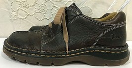 DR MARTENS Brown Leather Oxford Shoes Ripley Split Toe Derby Brown 8M 9L #11232 - £30.53 GBP