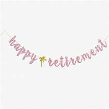 Sparkling Pink Retirement Celebration Kit - Glittery Welcome Back Decorations fo - $24.74