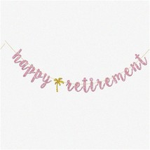 Sparkling Pink Retirement Celebration Kit - Glittery Welcome Back Decora... - £19.13 GBP